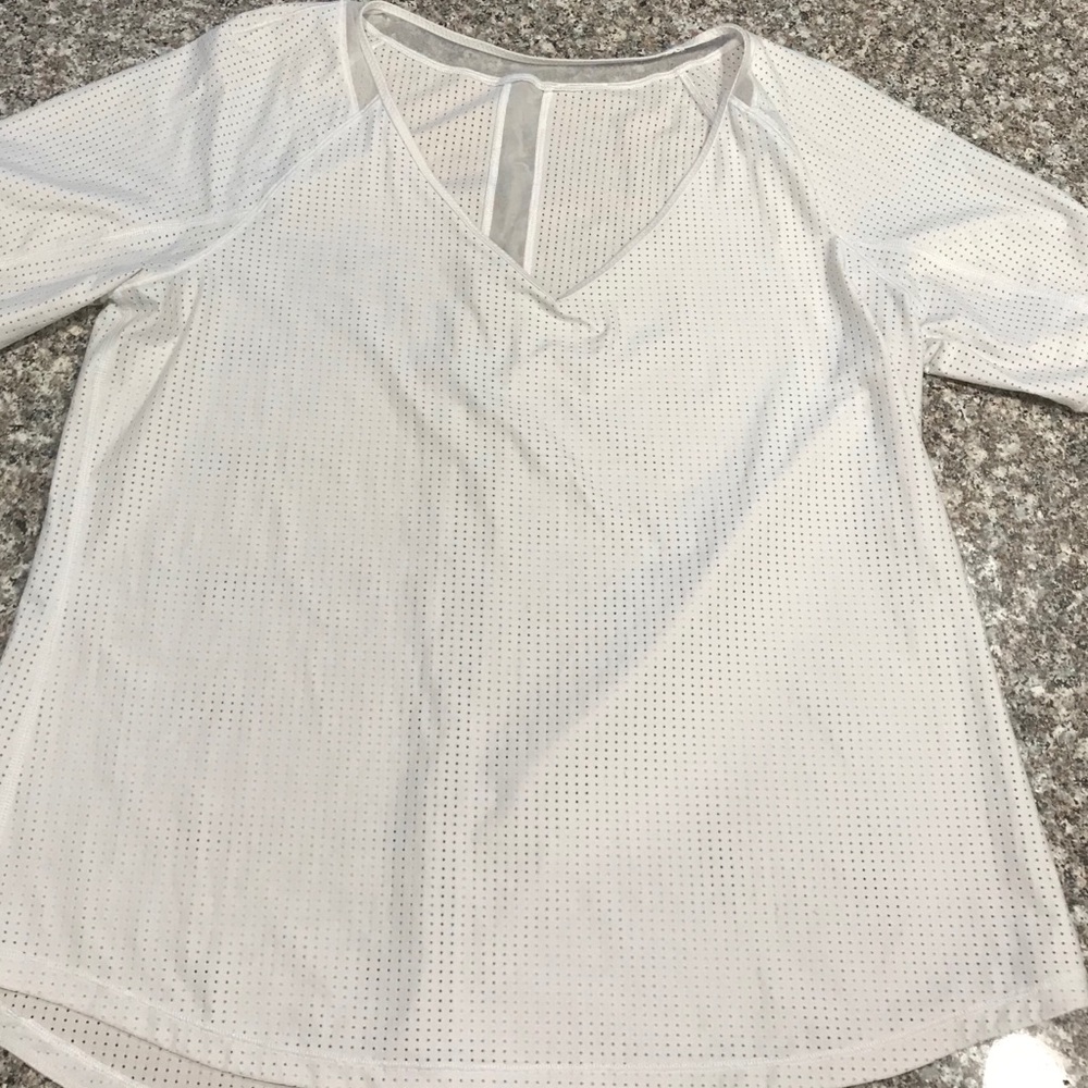 Lululemon white top